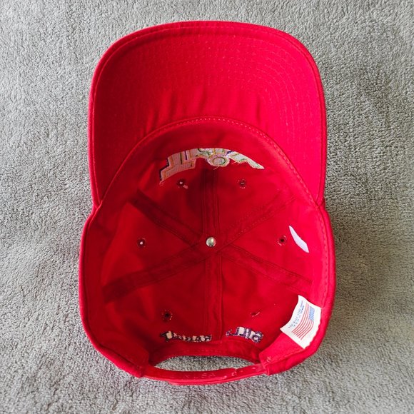 Vintage Trix snap back ball cap red embordered Silly Rabbit Made in USA - Picture 5 of 12